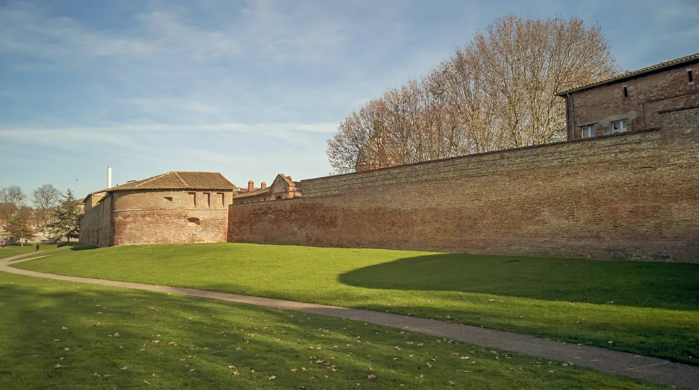 Raymond VI Garden à Toulouse, jardin au bord de la Garonne