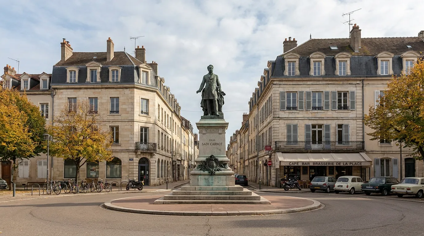 Parc Bouzaise, pause verdoyante lors de la balade à Beaune