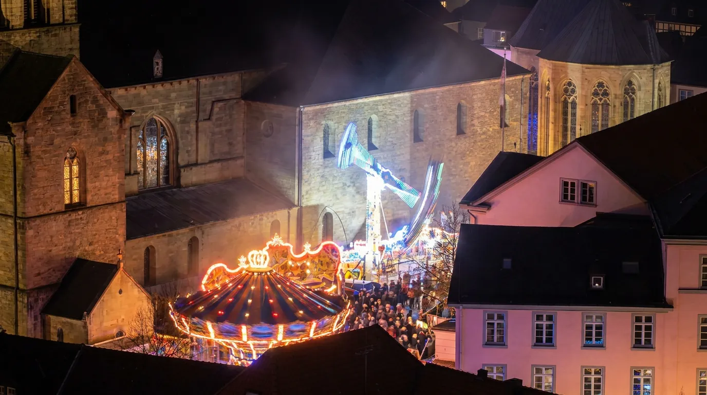 Cathedral of St Patroclus in Soest, dicke Mauern als Schutz bei Regen