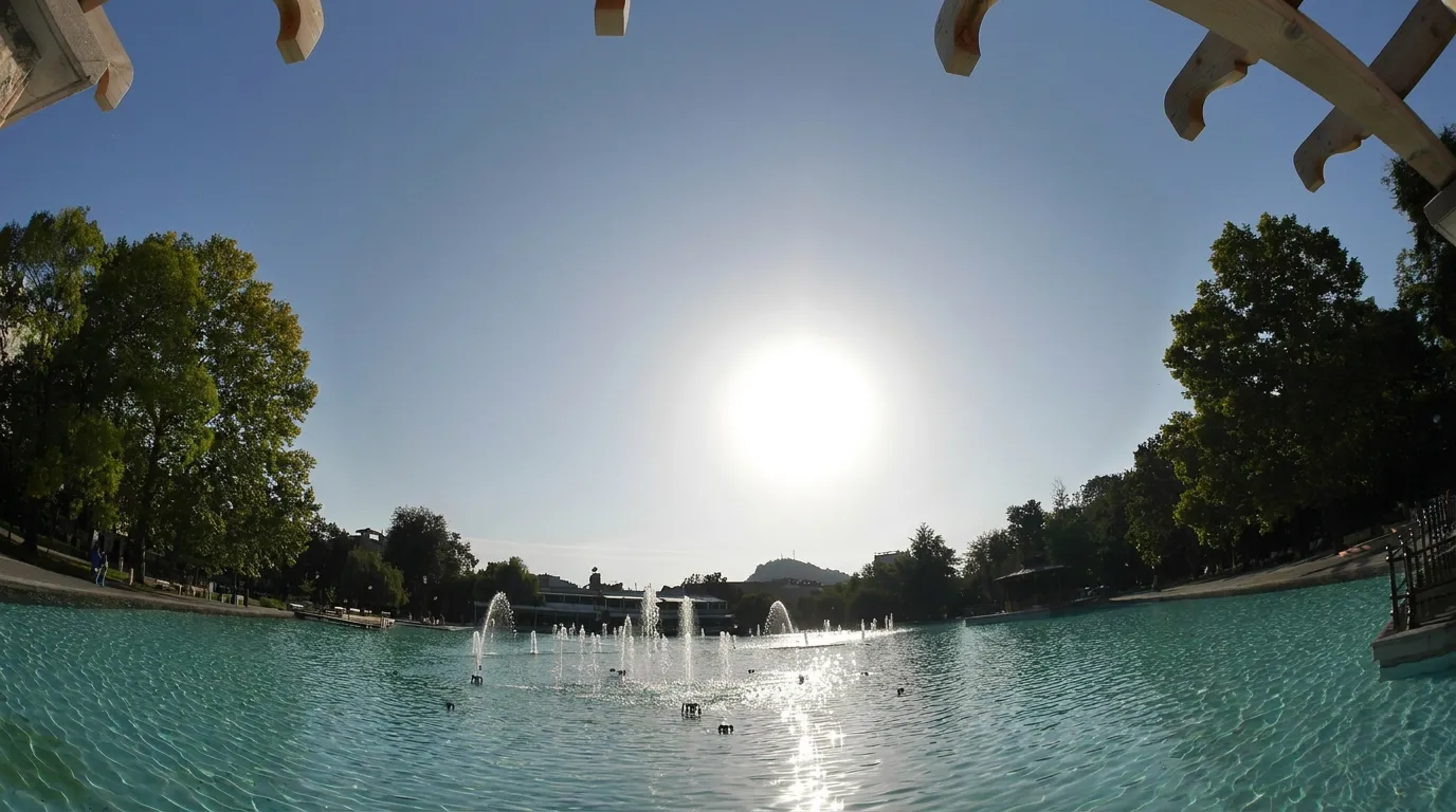 The Singing Fountains in Tsar Simeon Garden, Plovdiv
