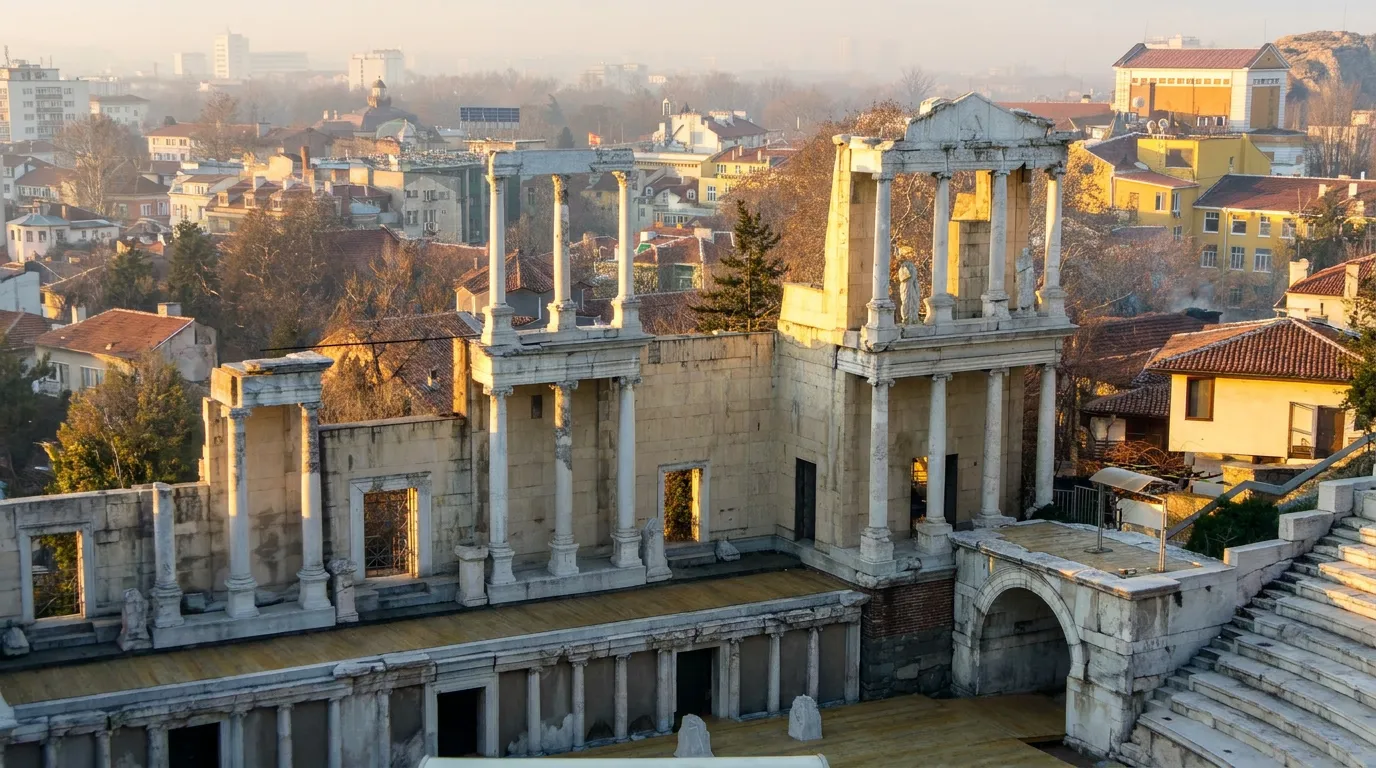 The Ancient Theatre of Philippopolis in Plovdiv's Old Town