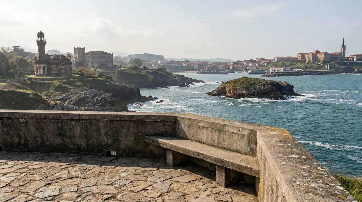 Mirador Punta de la Moría an der Küste von Comillas