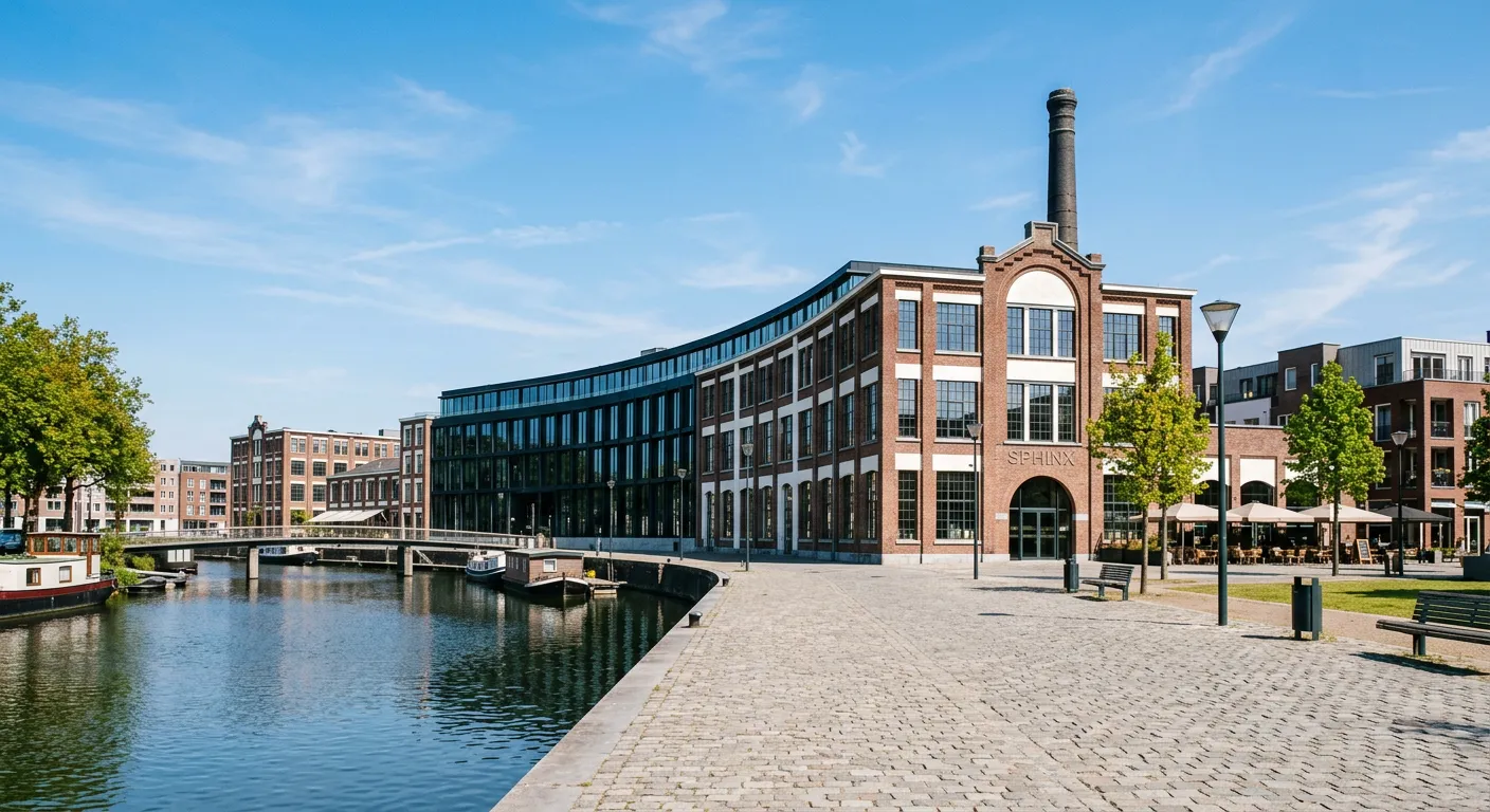 Het Sphinxkwartier in Maastricht, het herbestemde fabrieksterrein