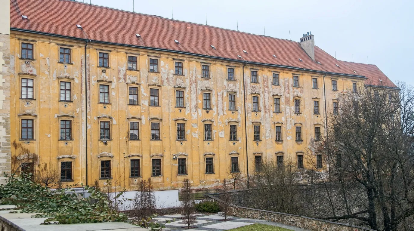 Bezručovy sady, o parque em terraços ao longo das antigas muralhas de Olomouc
